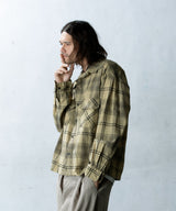 EGO TRIPPING エゴトリッピング / DOBBY CHECK SHIRT ドビーチェックシャツ チェックシャツ