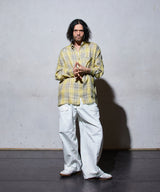 EGO TRIPPING エゴトリッピング / RADSKINS ZIP BUTTONDOWN SHIRT ラッドスキンズ ジップボタンダウンシャツ ボタンダウンシャツ ジップシャツ