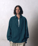 EGO TRIPPING / BREBREEZE エゴトリッピング スキッパーシャツ プルオーバーシャツ ストライプシャツ