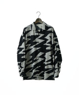 EGO TRIPPING / LIGHTNINGSHIRT long sleeve エゴトリッピング ライトニングシャツ 総柄シャツ