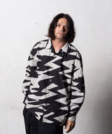EGO TRIPPING / LIGHTNINGSHIRT long sleeve エゴトリッピング ライトニングシャツ 総柄シャツ