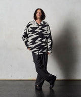 EGO TRIPPING / LIGHTNINGSHIRT long sleeve エゴトリッピング ライトニングシャツ 総柄シャツ