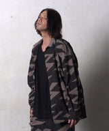 EGO TRIPPING / LIGHTNINGSHIRT long sleeve エゴトリッピング ライトニングシャツ 総柄シャツ