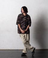 EGO TRIPPING / LIGHTNINGSHIRT short sleeve エゴトリッピング ライトニングシャツ 総柄シャツ