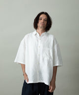 GATHERLINEN SHIRTS S/S