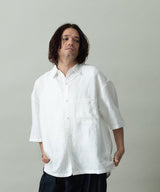 GATHERLINEN SHIRTS S/S