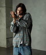 【予約】HAZE FLANNELSHIRT dirty