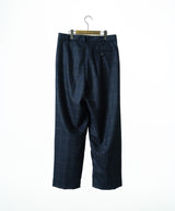 【予約】WOOLBASTE TROUSERS windowpane