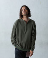 EGO TRIPPING エゴトリッピング / HONEYCOMB ZIP-TEE ハニカム ジップTEE ハーフジップ ワッフルロンTee