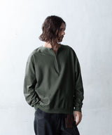 EGO TRIPPING エゴトリッピング / HONEYCOMB ZIP-TEE ハニカム ジップTEE ハーフジップ ワッフルロンTee