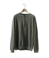 EGO TRIPPING エゴトリッピング / HONEYCOMB ZIP-TEE ハニカム ジップTEE ハーフジップ ワッフルロンTee