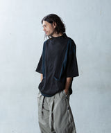 EGO TRIPPING エゴトリッピング / FISHERMAN SMOCK フィッシャーマンスモック 切替Tシャツ