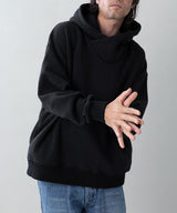 COWL-WOOL SWEATPARKA