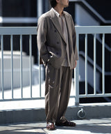 BOXY DB BLAZER / DOUBLE PLEAT TROUSERS