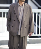 BOXY DB BLAZER / DOUBLE PLEAT TROUSERS