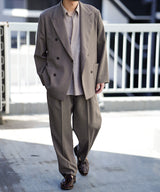 BOXY DB BLAZER / DOUBLE PLEAT TROUSERS