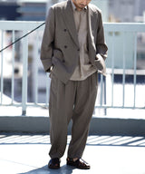 BOXY DB BLAZER / DOUBLE PLEAT TROUSERS