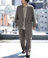 BOXY DB BLAZER / DOUBLE PLEAT TROUSERS