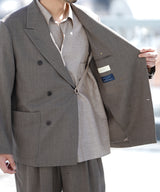 BOXY DB BLAZER / DOUBLE PLEAT TROUSERS