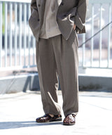 BOXY DB BLAZER / DOUBLE PLEAT TROUSERS