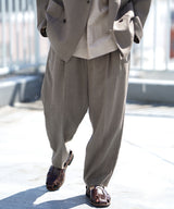 BOXY DB BLAZER / DOUBLE PLEAT TROUSERS