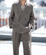 BOXY DB BLAZER / DOUBLE PLEAT TROUSERS