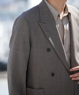 BOXY DB BLAZER / DOUBLE PLEAT TROUSERS