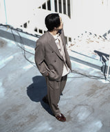 BOXY DB BLAZER / DOUBLE PLEAT TROUSERS