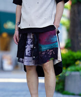 Half pants with shirt style