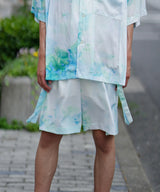 CHANGING SILHOUETTE PRINT SHORT PANTS