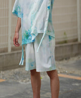 CHANGING SILHOUETTE PRINT SHORT PANTS