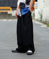 Two tuck wide trousers