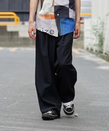 Two tuck wide trousers