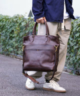 LEATHER NELSON 2way BAG