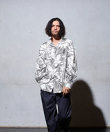 EGO TRIPPING エゴトリッピング / FLORAL LACE SHIRT L/S フローラルレースシャツL/S 花柄シャツ レースシャツ 柄シャツ