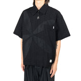 odd FLOWER ZIP SHIRT