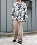 EGO TRIPPING エゴトリッピング / FLORAL LACE SHIRT L/S フローラルレースシャツL/S 花柄シャツ レースシャツ 柄シャツ