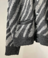MOHAIR CARDIGAN zebra