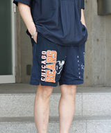REMAKE CORDUROY SHORT PANTS-04 / REMAKE SWEAT SHORT PANTS-01 リメイクスウェットショートパンツ-01 NFL スウェットパンツ