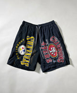 REMAKE CORDUROY SHORT PANTS-05 / REMAKE SWEAT SHORT PANTS-05 リメイクスウェットショートパンツ-05 NFL スウェットパンツ