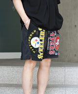 REMAKE CORDUROY SHORT PANTS-05 / REMAKE SWEAT SHORT PANTS-05 リメイクスウェットショートパンツ-05 NFL スウェットパンツ