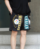 REMAKE CORDUROY SHORT PANTS-04 / REMAKE SWEAT SHORT PANTS-02 リメイクスウェットショートパンツ-02 NFL スウェットパンツ