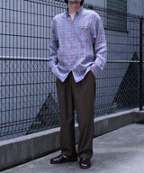 EGO TRIPPING エゴトリッピング / RADSKINS ZIP BUTTONDOWN SHIRT ラッドスキンズ ジップボタンダウンシャツ ボタンダウンシャツ ジップシャツ