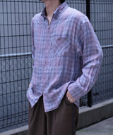 EGO TRIPPING エゴトリッピング / RADSKINS ZIP BUTTONDOWN SHIRT ラッドスキンズ ジップボタンダウンシャツ ボタンダウンシャツ ジップシャツ