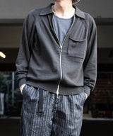 HIGH GAUGE KNIT BLOUSON