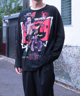 INK インク / CRACK BAND L/S TEE-04 クラックバンドTEE バンドTシャツ マリリンマンソン メタリカ