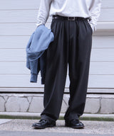 EGO TRIPPING エゴトリッピング / TAPERTECH テーパーテック ワイドウールパンツ ワイドパンツ