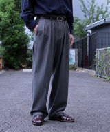 EGO TRIPPING エゴトリッピング / TAPERTECH テーパーテック ワイドウールパンツ ワイドパンツ