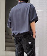 Mesh Linen Baseball Shirt