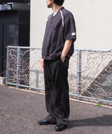 Mesh Linen Baseball Shirt